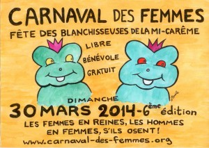 AQUARELLE CARNAVAL DES FEMMES 2014